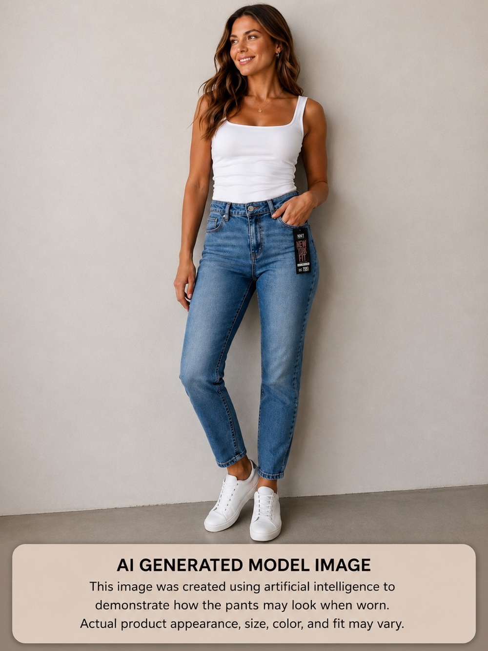 NWT BBJ Light Stonewashed Women's Boom Boom Jeans Size 5/27 High Rise
